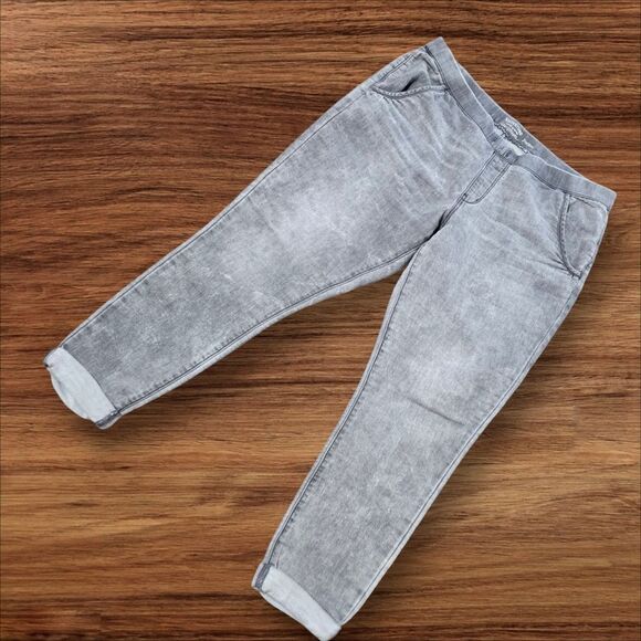 LEVI'S Gray Distressed Look Soft Cuffed Jogger Pants Plus Size - Picture 1 of 7
